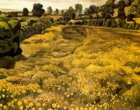 Stanley Spencer - Buttercups in a Meadow